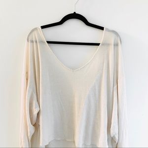 UO Waffle Knit Long Sleeve